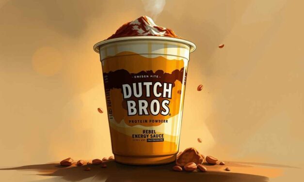 Red Dutch Bros Protein Coffee