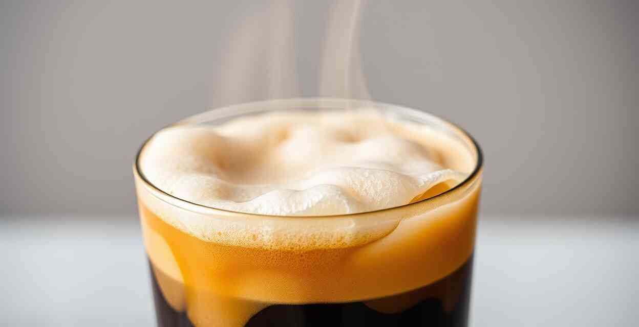 Kind of cold brew coffee with foamy bubbles nyt