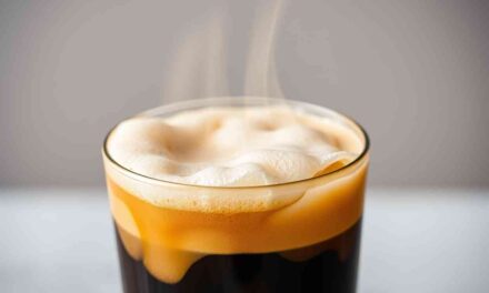 Kind of cold brew coffee with foamy bubbles nyt